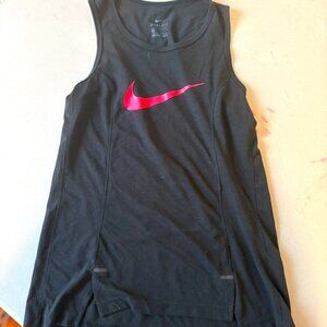 Womens Dri-fit Nike tank, size M, black and pink